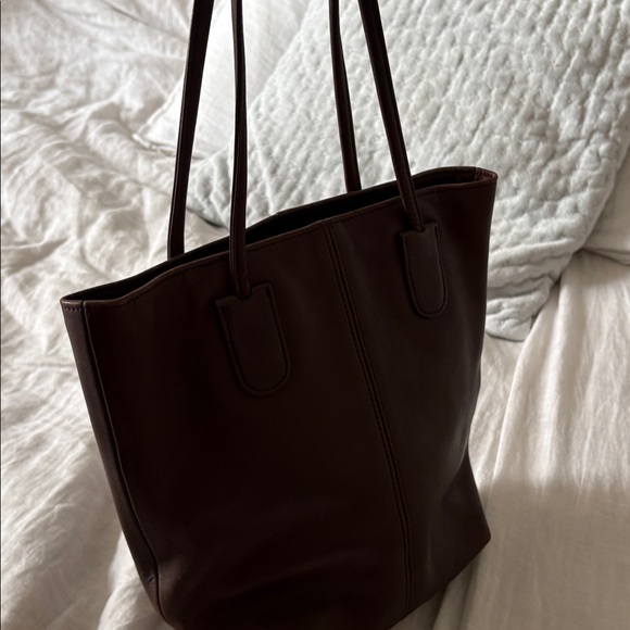 VINTAGE Coach Mahoghany Leather Mini Tote - Picture 2 of 5